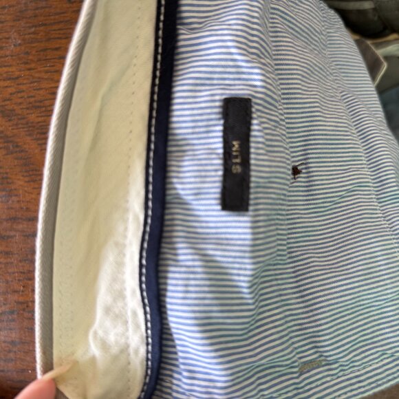 J. Crew Bowery Men’s Gray Slim Fit Stretch Chino Flat Front Cotton 36W/32L - Picture 3 of 7